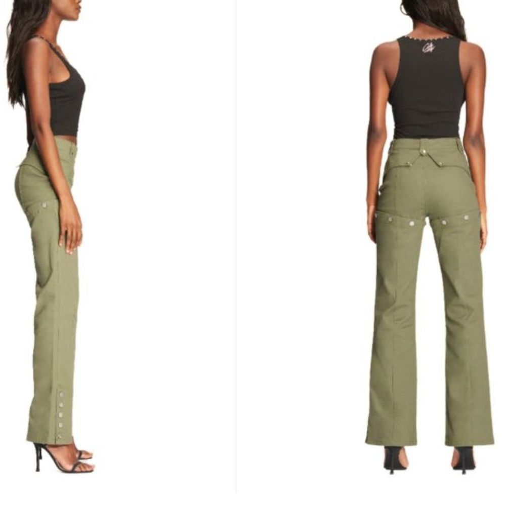 I.AM.GIA Dagger Snapoff Pants to Shorts in Khaki - Picture 5 of 7
